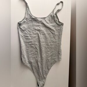 Light gray bodysuit. Nordstrom Rack. Size small.